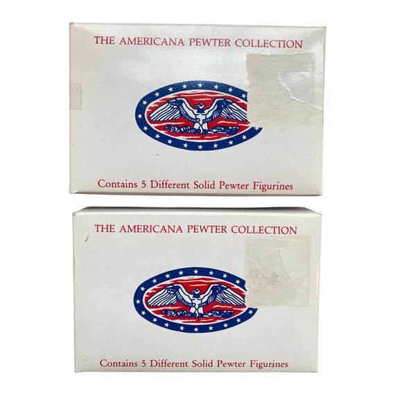 Americana Pewter Collection Vintage 1994 Set of Two - Picture 2 of 9